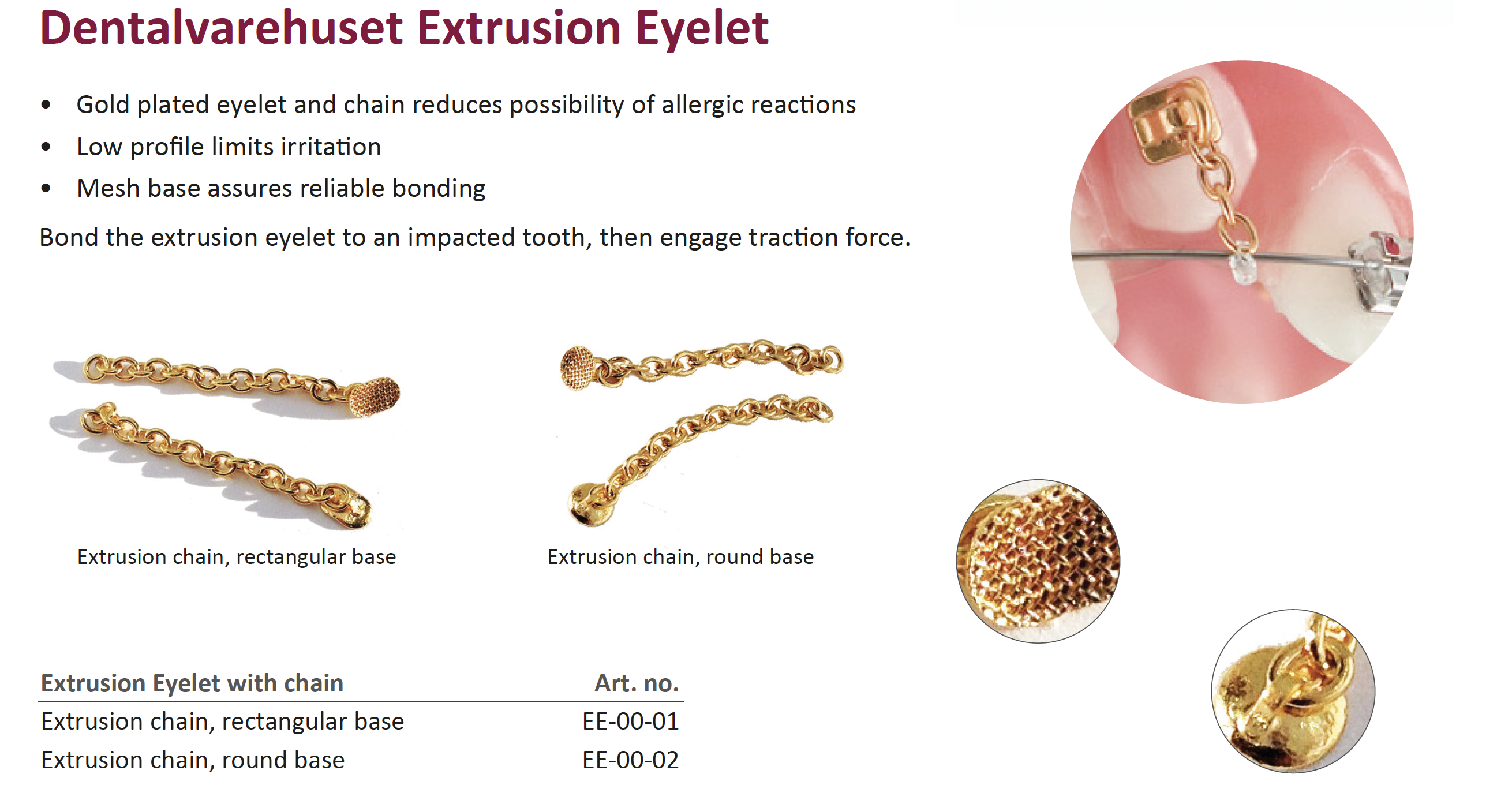 Eruption Appliance - Gull lenke