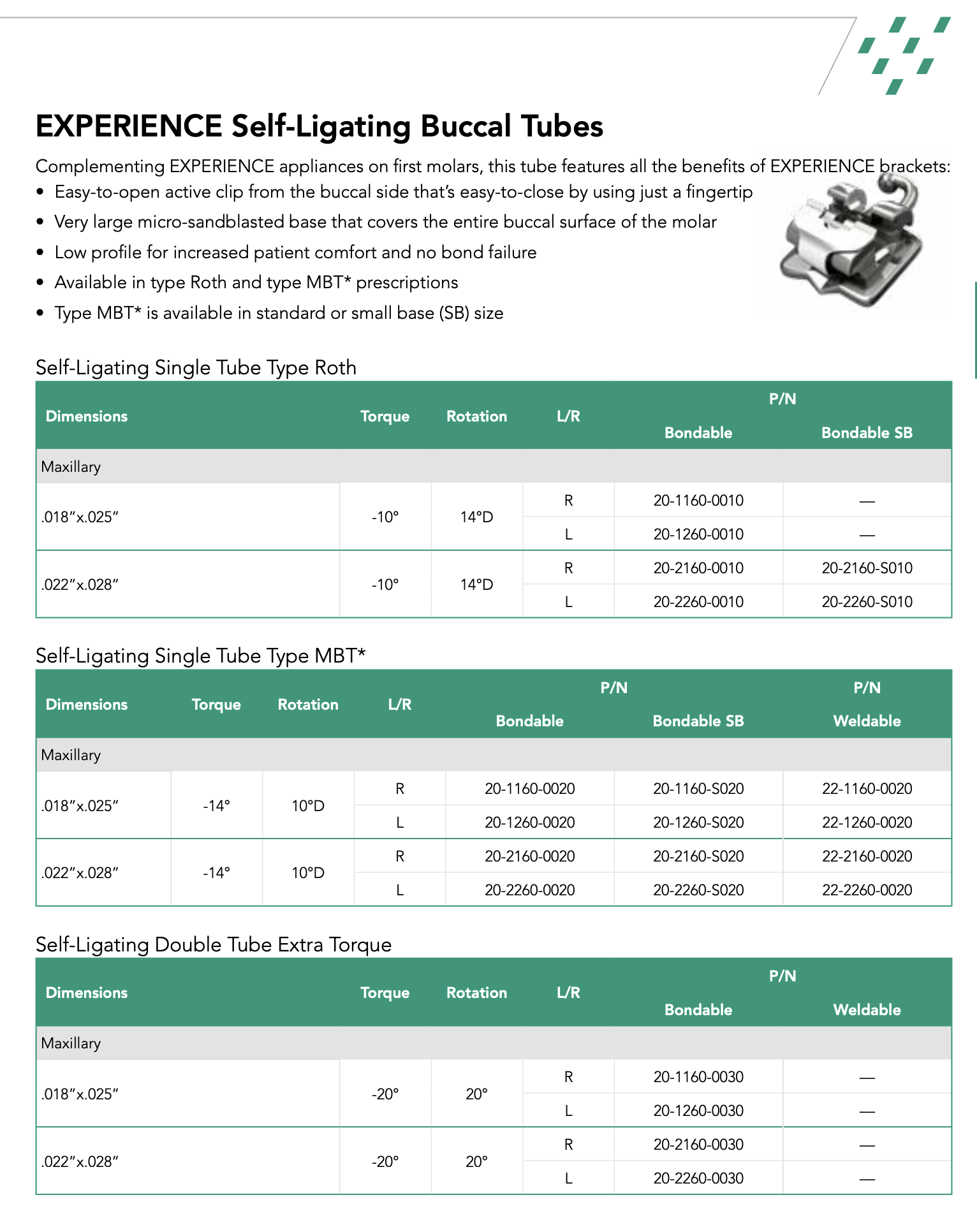 Self-ligating Tubes