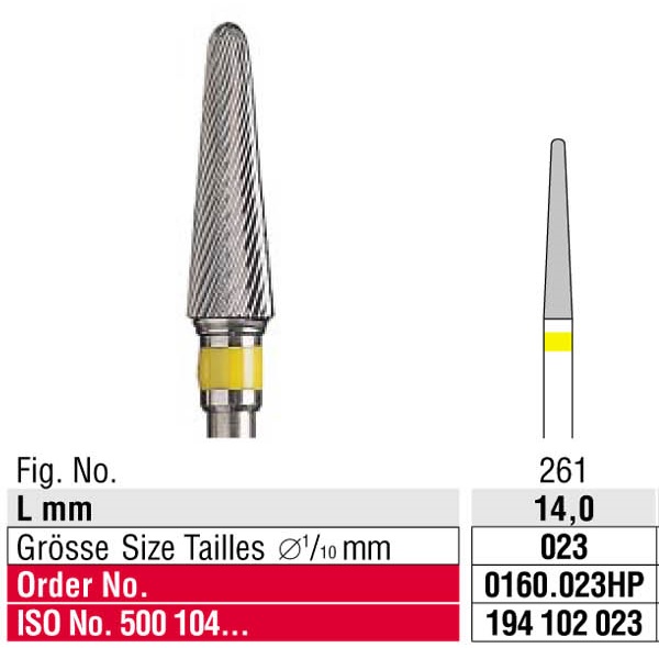 Edenta Plain cut superfine 0160.023 HP