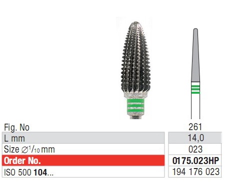 Edenta Plain cut coarse 0175.023 HP