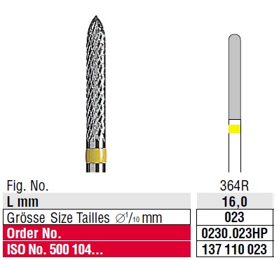 Edenta Cross cut superfine 0230.023 HP