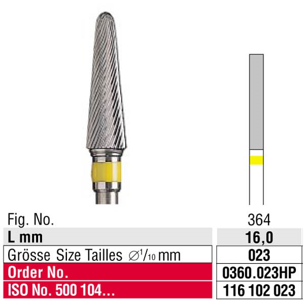 Edenta Plain cut superfine 0360.023 HP