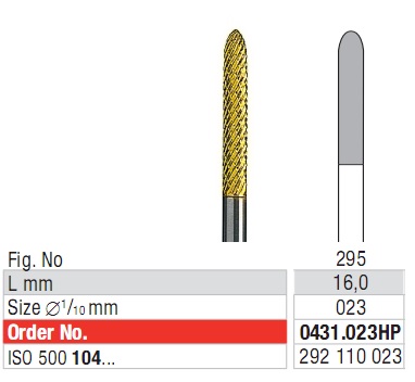 Edenta Cross cut superfine 0431.023 HP