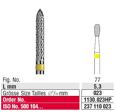 Edenta Cross cut superfine 1130.023 HP
