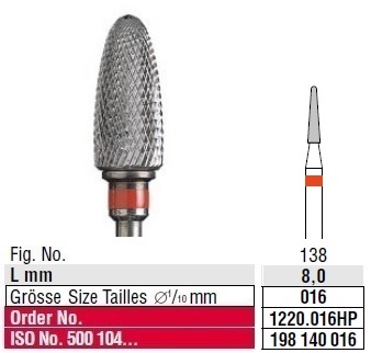 Edenta Cross cut fine 1220.016HP