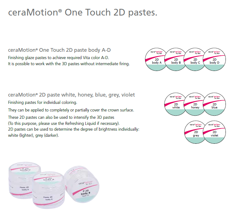 ceraMotion One Touch Paste 2D