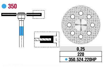 Edenta Diamond Discs Superflex Standard 350.524.220HP
