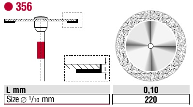 Edenta Diamond Disc Superflex Fine 356.514.220HP 