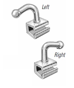 18X25, Right hook - Split Curved Ball Hook