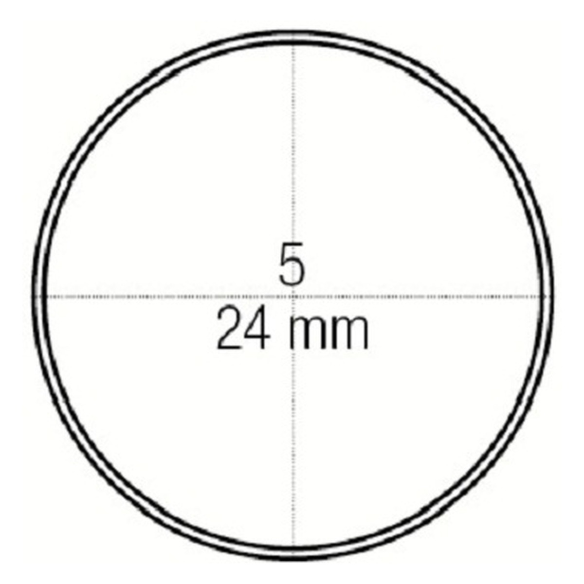 Speil med rhodium (12 stk)