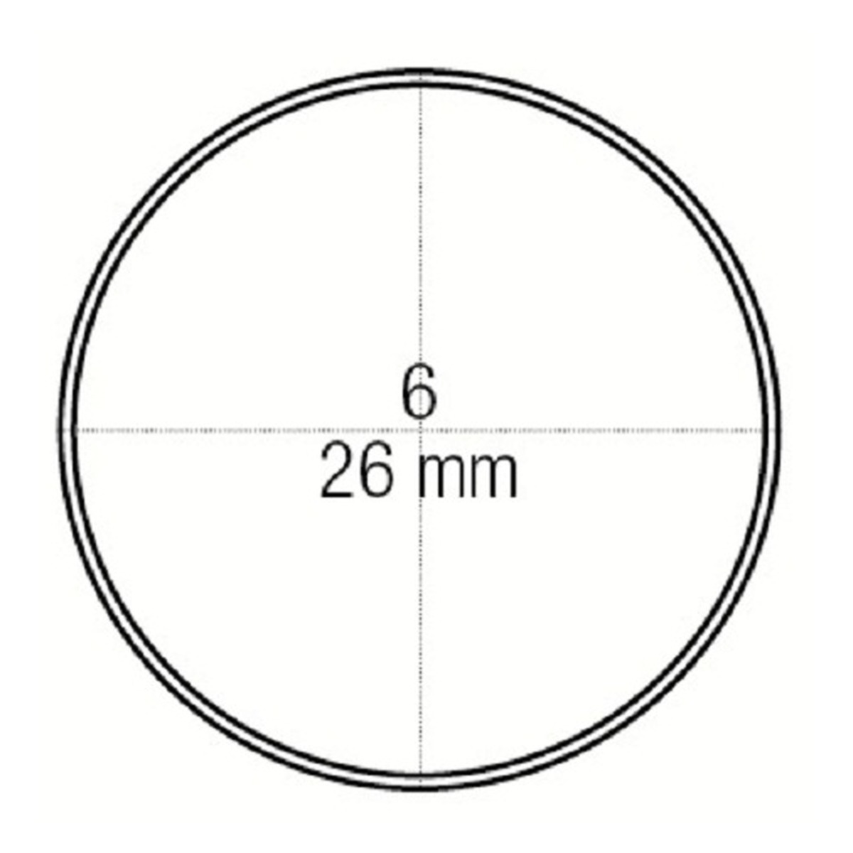 Speil uten rhodium (12 stk)