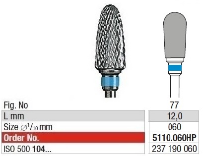 Edenta Cross cut standard 5110.060