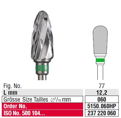 Edenta Cross cut coarse 5150.060  HP