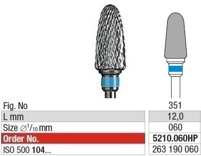 Edenta Cross cut standard 5210.060