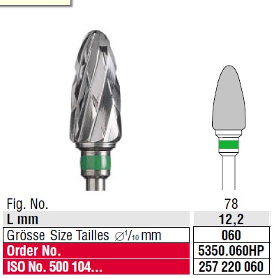 Edenta Cross cut coarse 5350.060  HP