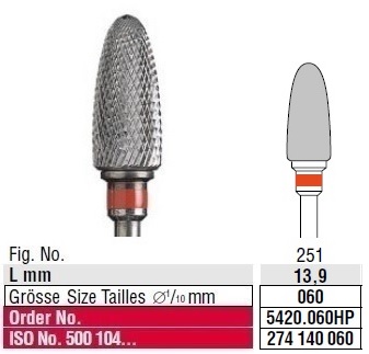 Edenta Cross cut fine 5420.060HP