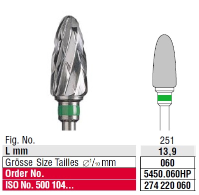 Edenta Cross cut coarse 5450.060  HP