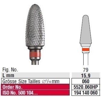 Edenta Cross cut fine 5520.060HP