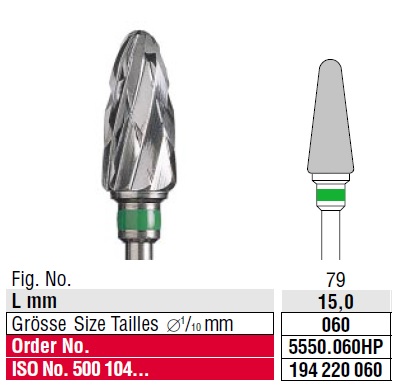 Edenta Cross cut coarse 5550.060  HP