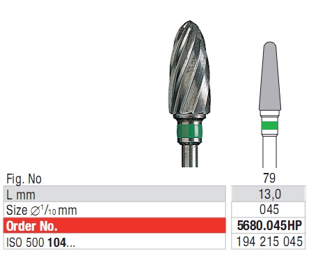 Edenta Plain cut coarse 5680.045 HP