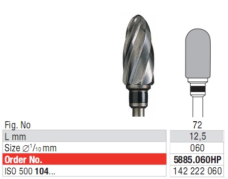 Edenta Plain cut super coarse 5885.060 HP