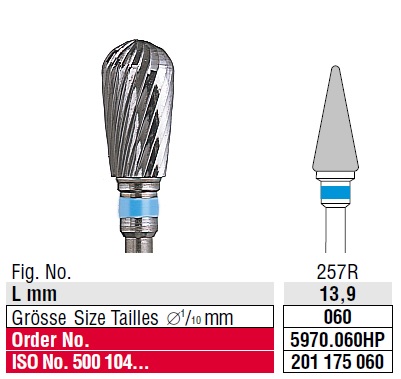 Edenta Plain cut standard 5970.060 HP