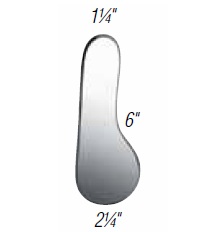 Buccal (Narrow Outside) Riofoto Rhodium Mirror