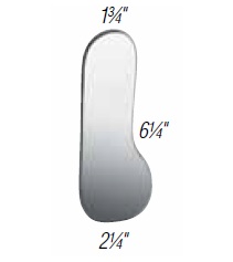 Buccal (Wide Outside) Riofoto Rhodium Mirror