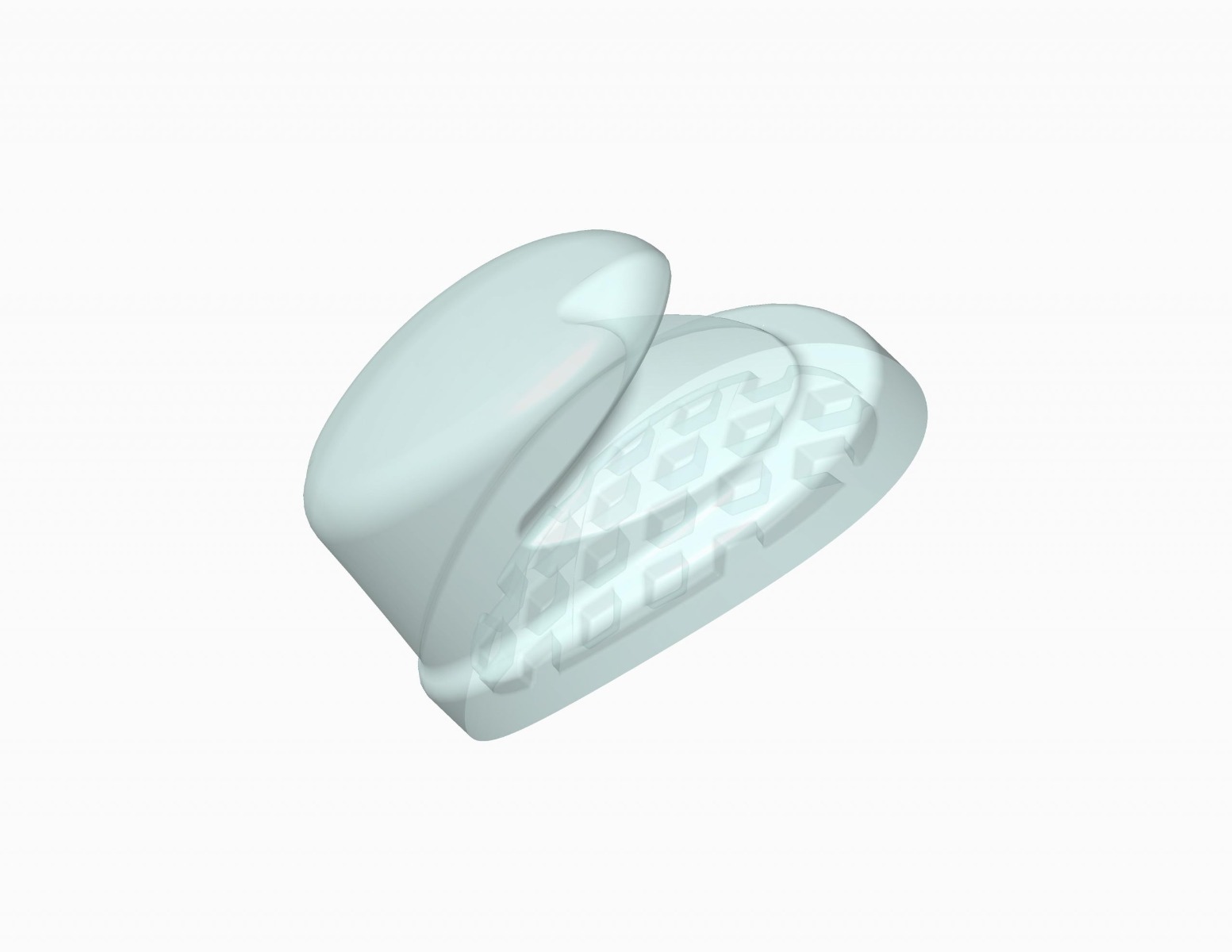 Ceramic buttons with hook, 10 stk