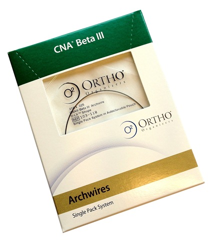 CNA Beta III D-LX Archwire (TMA), Damon form