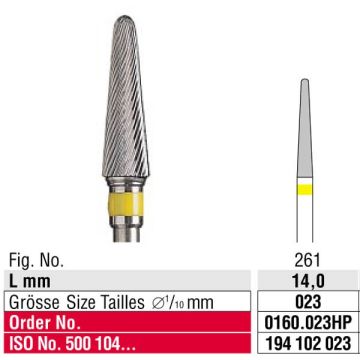 Edenta Plain cut superfine 0160.023 HP