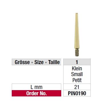 Edenta Dowel Pin 190 - 1000 Stk. - No.1, liten