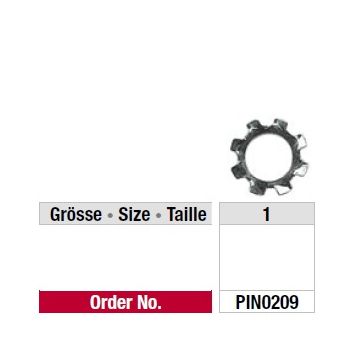Edenta Dowel Pin 209 - 1000 Stk. - Retensjonsring