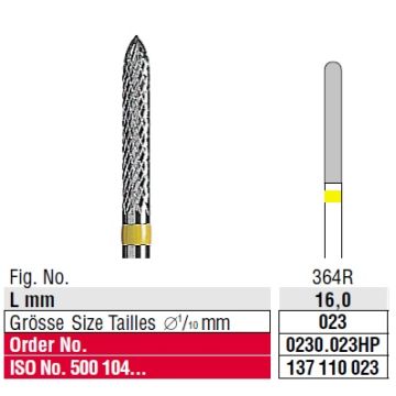 Edenta Cross cut superfine 0230.023 HP
