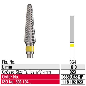 Edenta Plain cut superfine 0360.023 HP