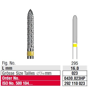 Edenta Cross cut superfine 0430.023 HP
