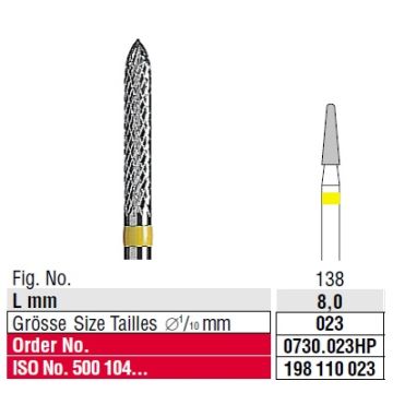 Edenta Cross cut superfine 0730.023 HP