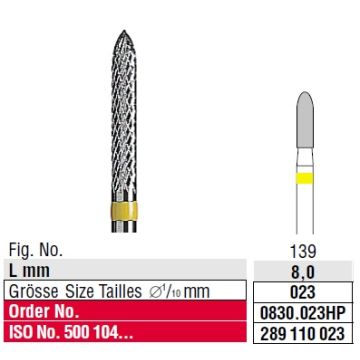 Edenta Cross cut superfine 0830.023 HP
