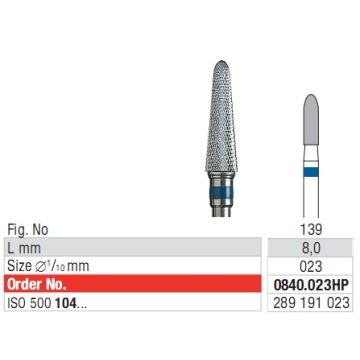 Edenta Cross cut superfine 0840.023 HP