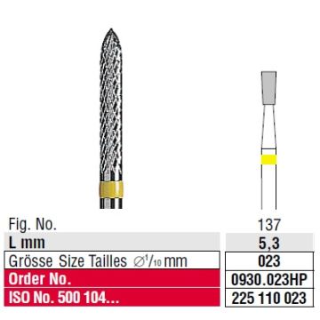 Edenta Cross cut superfine 0930.023 HP