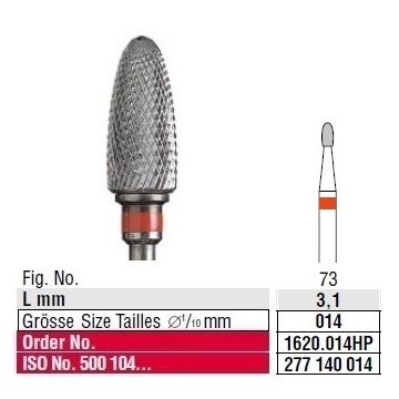 Edenta Cross cut fine 1620.014HP