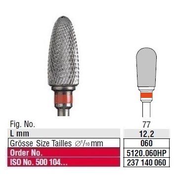 Edenta Cross cut fine 5120.060HP
