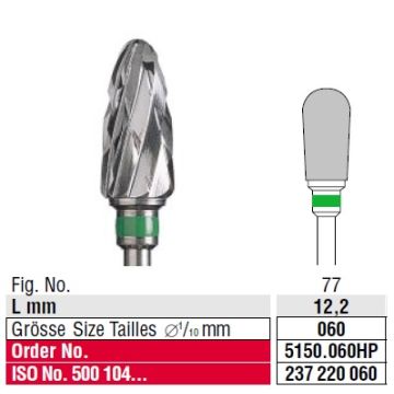Edenta Cross cut coarse 5150.060  HP