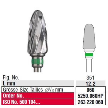Edenta Cross cut coarse 5250.060  HP