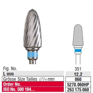 Edenta Plain cut standard 5270.060 HP