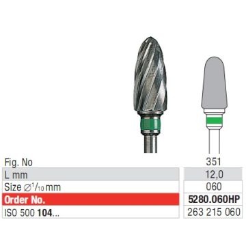 Edenta Plain cut coarse 5280.060 HP