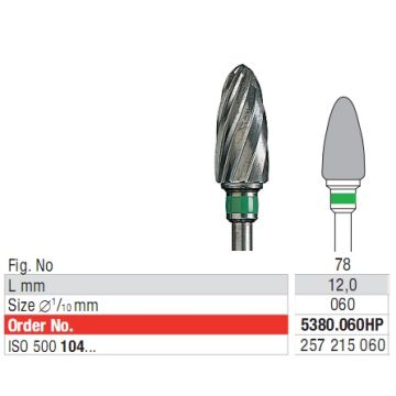 Edenta Plain cut coarse 5380.060 HP