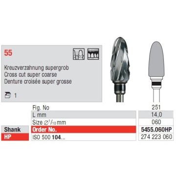 Edenta Cross cut super coarse 5455.060 HP