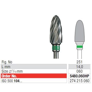 Edenta Plain cut coarse 5480.060 HP