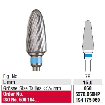 Edenta Plain cut standard 5570.060 HP